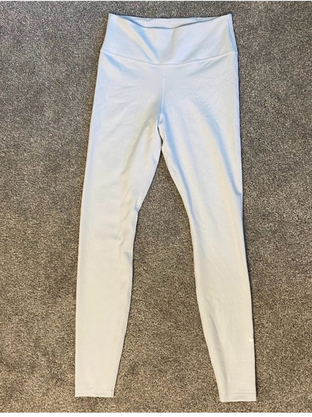Light Baby Blue Nike High-Waist Active Leggings